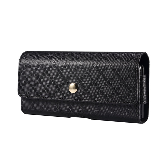 Checkered Texture Waist Hanging Phone Case, For Samsung Galaxy Z Fold3 5G