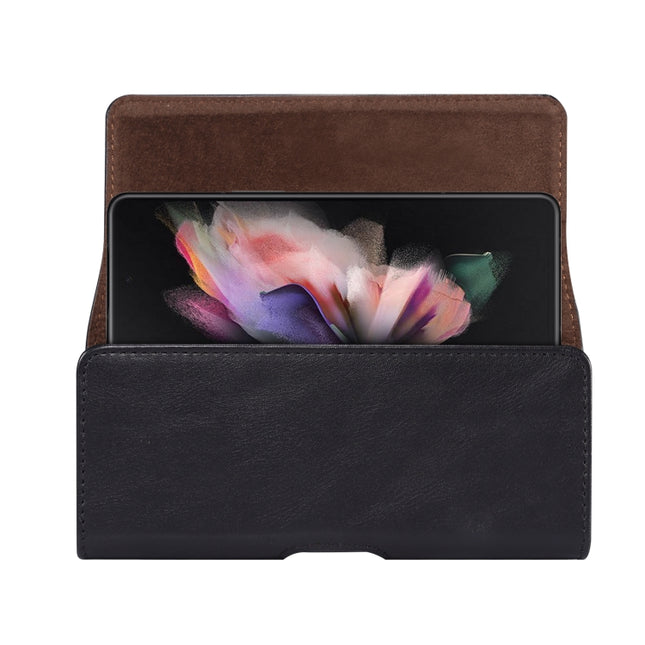 Lamb Texture Waist Hanging Phone Case, For Samsung Galaxy Z Fold3 5G