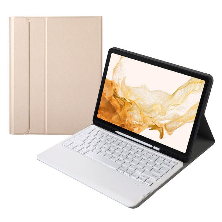 A800B Split Bluetooth Keyboard Leather Case with Holder & Pen Slot