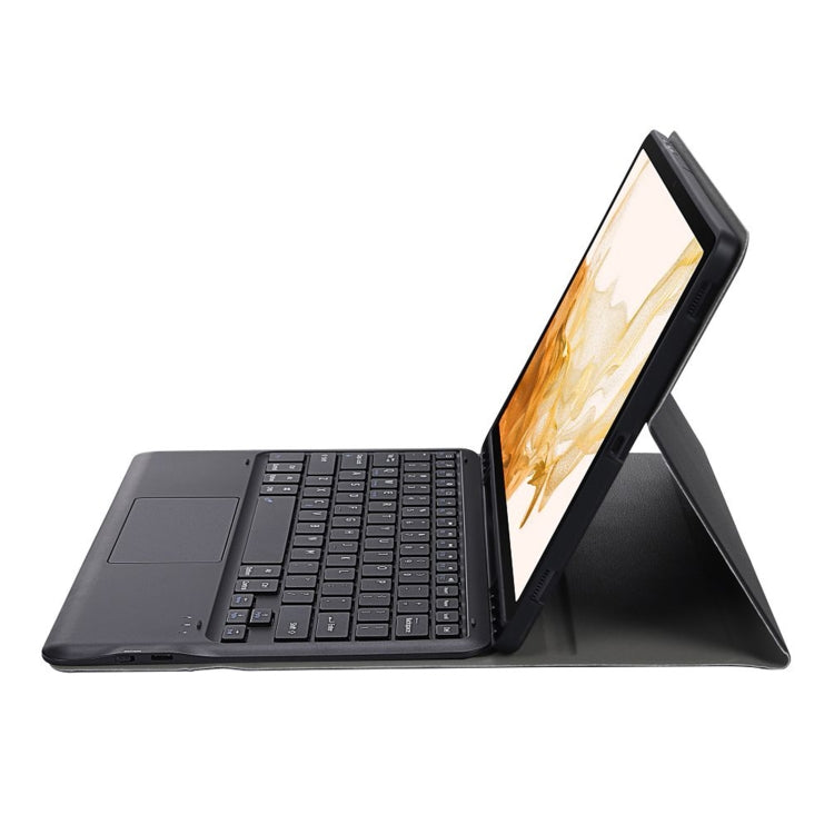 A800B-A Split Bluetooth Keyboard Leather Case with Holder & Pen Slot & Touchpad