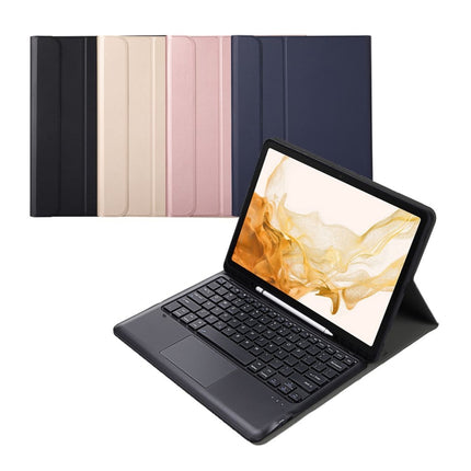 A800B-A Split Bluetooth Keyboard Leather Case with Holder & Pen Slot & Touchpad
