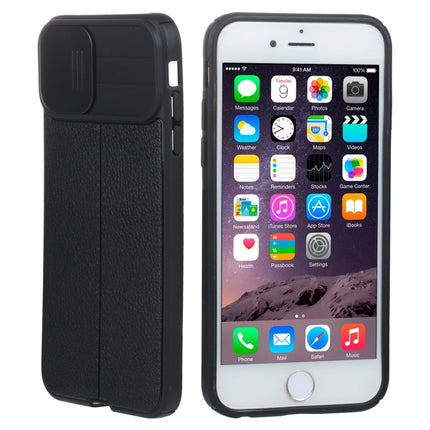 Litchi Texture Sliding Camshield TPU-Schutzhülle für iPhone 6, iPhone 6 Plus, iPhone 8 Plus und 7 Plus sowie iPhone XS Max