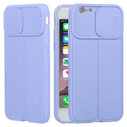 Litchi Texture Sliding Camshield TPU-Schutzhülle für iPhone 6, iPhone 6 Plus, iPhone 8 Plus und 7 Plus sowie iPhone XS Max