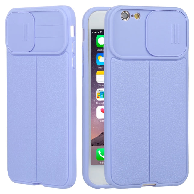 Litchi Texture Sliding Camshield TPU Protective Phone Case, For iPhone 6, For iPhone 6 Plus, For iPhone 8 Plus & 7 Plus, For iPhone XS Max