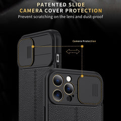 Litchi Texture Sliding Camshield TPU Protective Phone Case, For iPhone 6, For iPhone 6 Plus, For iPhone 8 Plus & 7 Plus, For iPhone XS Max