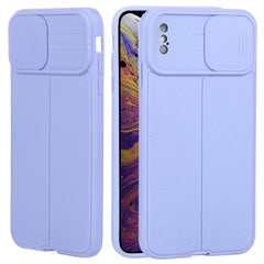 Litchi Texture Sliding Camshield TPU Protective Phone Case, For iPhone 6, For iPhone 6 Plus, For iPhone 8 Plus & 7 Plus, For iPhone XS Max