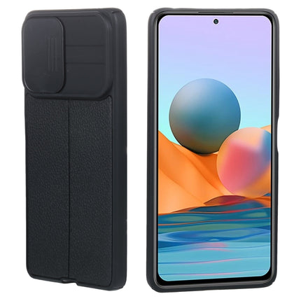 Litchi Texture Sliding Camshield TPU Protective Phone Case, For Xiaomi Poco X3, For Xiaomi Redmi 9, For Xiaomi Redmi 9A, For Xiaomi Redmi K40, For Xiaomi Redmi Note 8, For Xiaomi Redmi Note 8 Pro, For Xiaomi Redmi Note 9 4G / Redmi 9T                  ...