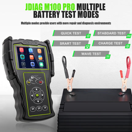 JDiag M100 PRO Intelligent Motorcycle Electronic Fuel Injection System Diagnostic Instrument, Fully Equipped Version
