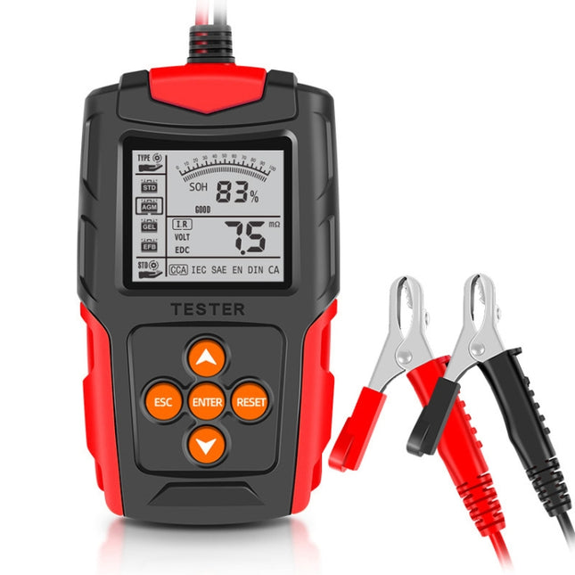 FOXSUR FBT200 12V / 24V Car Battery Tester, FBT200