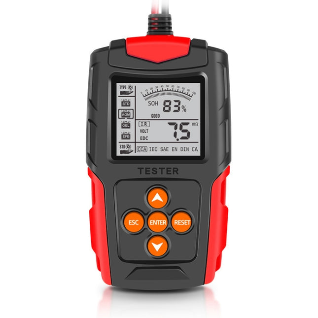 FOXSUR FBT200 12V / 24V Car Battery Tester, FBT200