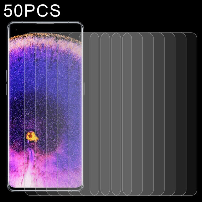 50 PCS 0.26mm 9H 2.5D Tempered Glass Film, For Sharp Aquos V6 (50 PCS), For Sharp Aquos V6 Plus (50 PCS), For OPPO Find X5 (50 PCS), For OPPO Find X5 Lite (50 PCS), For OPPO Find X5 Pro (50 PCS), For Itel A27 (50 PCS), For Blackview OSCAL C60 (50 PCS) ...