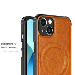 Crazy Horse Cowhide Leather Magnetic Phone Case, For iPhone 13 mini, For iPhone 13, For iPhone 13 Pro, For iPhone 13 Pro Max, For iPhone 12, For iPhone 12 Pro