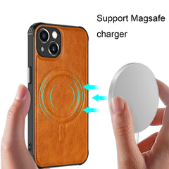 Crazy Horse Cowhide Leather Magnetic Phone Case, For iPhone 13 mini, For iPhone 13, For iPhone 13 Pro, For iPhone 13 Pro Max, For iPhone 12, For iPhone 12 Pro