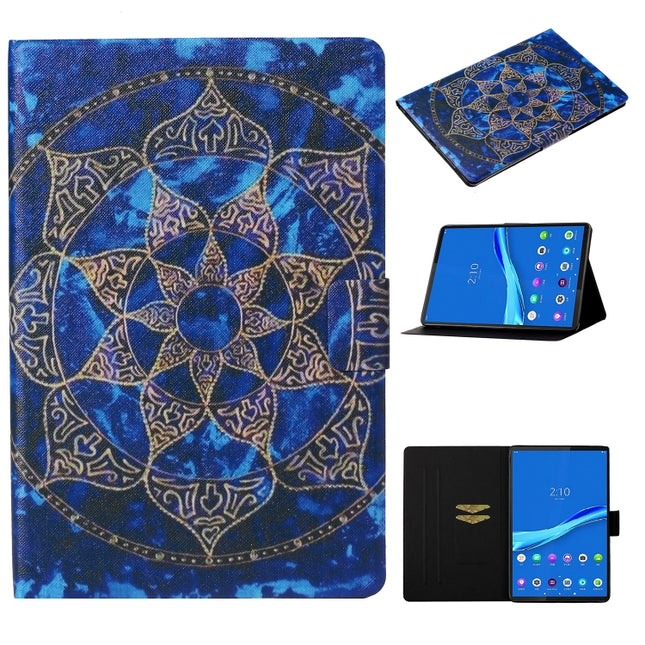 Voltage Texture Coloured Drawing Pattern Leather Tablet Case, For Samsung Galaxy Tab A8 10.5 2021