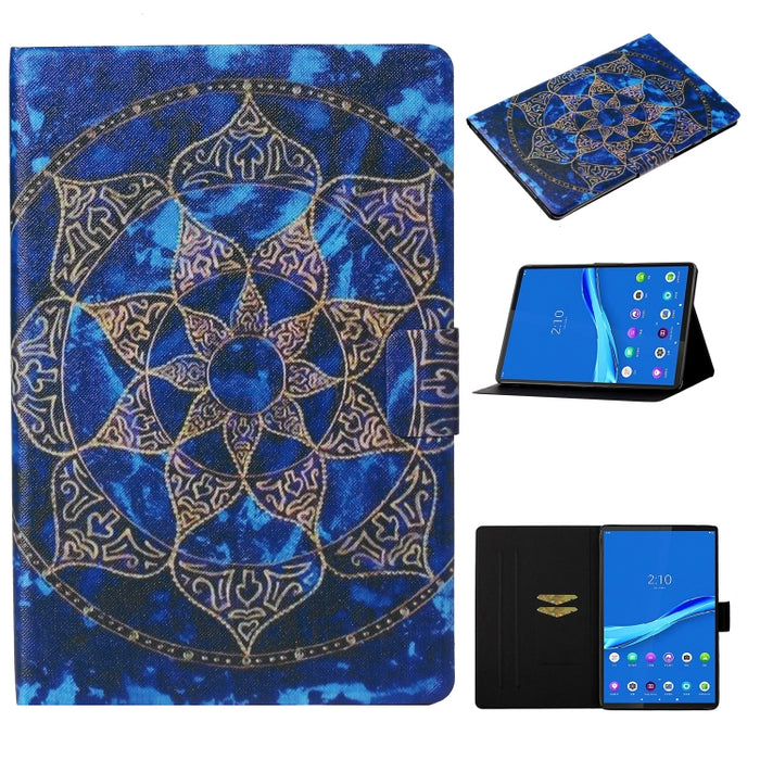 Voltage Texture Coloured Drawing Pattern Leather Tablet Case, For Samsung Galaxy Tab A8 10.5 2021
