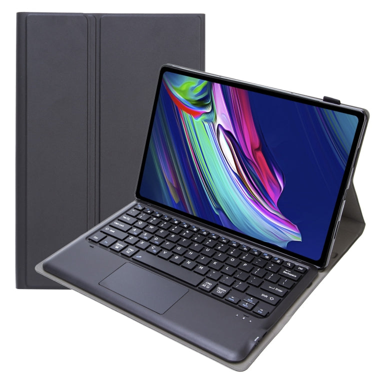 AM17-A TPU Detachable Bluetooth Keyboard Leather Case with Bracket & Touchpad