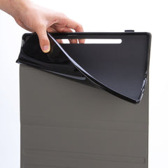 AM17-A TPU Detachable Bluetooth Keyboard Leather Case with Bracket & Touchpad