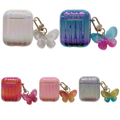 Color Plated PC Earphone Case with Butterfly Clasp, For AirPods 1 / 2, For AirPods Pro