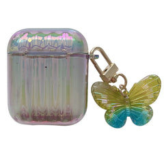 Color Plated PC Earphone Case with Butterfly Clasp, For AirPods 1 / 2, For AirPods Pro