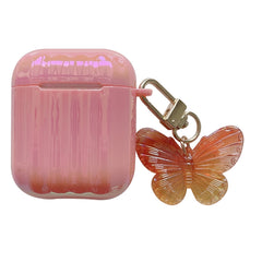 Color Plated PC Earphone Case with Butterfly Clasp, For AirPods 1 / 2, For AirPods Pro