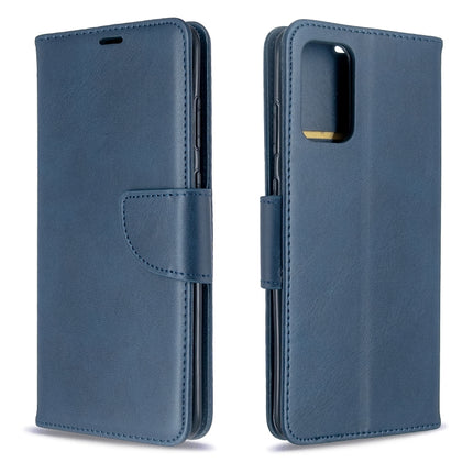 Retro Lambskin Texture Pure Color Horizontal Flip PU Leather Case with Holder & Card Slots & Wallet & Lanyard, For Samsung Galaxy S20 Ultra
