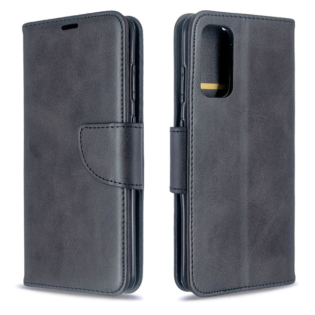 Retro Lambskin Texture Pure Color Horizontal Flip PU Leather Case with Holder & Card Slots & Wallet & Lanyard, For Samsung Galaxy S20, For Samsung Galaxy A51, For Samsung Galaxy A71, For Samsung Galaxy S20+