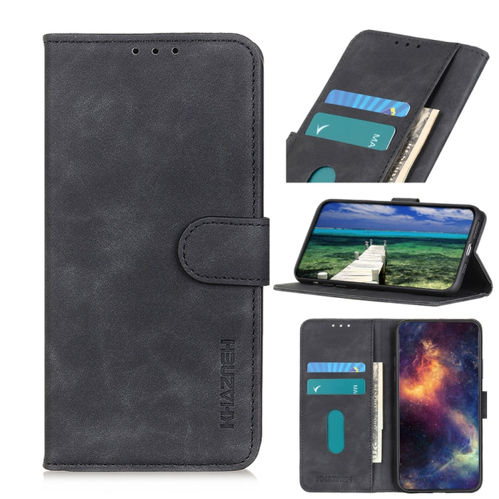 KHAZNEH Retro Texture Flip Leather Phone Case, For Samsung Galaxy A23 4G, For Honor 60 SE, For OPPO A96 5G / Reno7 Z / F21 Pro 5G / OnePlus Nord N20 5G, For vivo S12 / V23 5G