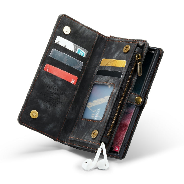 CaseMe-008 Detachable Multifunctional Horizontal Flip Leather Case, For Samsung Galaxy S22 Ultra 5G