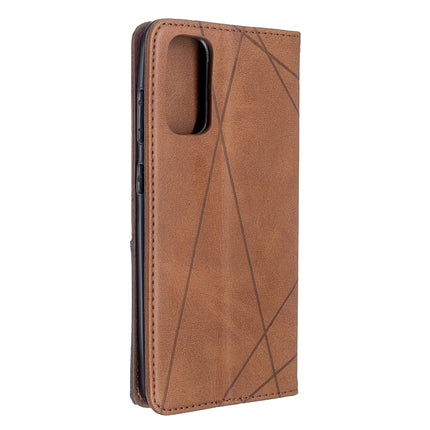 Rhombus Texture Horizontal Flip Magnetic Leather Case with Holder & Card Slots, For Galaxy S20, For Galaxy A71, For Galaxy S20+, For Galaxy S20 Ultra