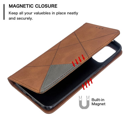 Rhombus Texture Horizontal Flip Magnetic Leather Case with Holder & Card Slots, For Galaxy S20, For Galaxy A71, For Galaxy S20+, For Galaxy S20 Ultra
