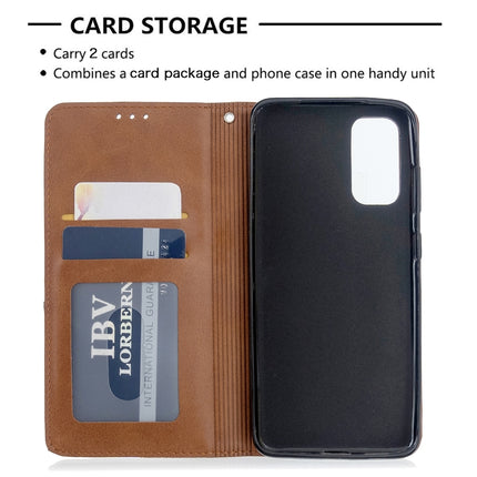 Rhombus Texture Horizontal Flip Magnetic Leather Case with Holder & Card Slots, For Galaxy S20, For Galaxy A71, For Galaxy S20+, For Galaxy S20 Ultra