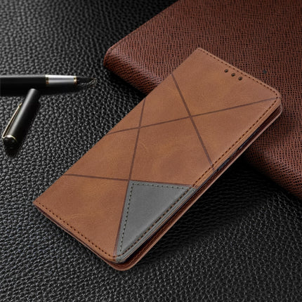 Rhombus Texture Horizontal Flip Magnetic Leather Case with Holder & Card Slots, For Galaxy S20, For Galaxy A71, For Galaxy S20+, For Galaxy S20 Ultra