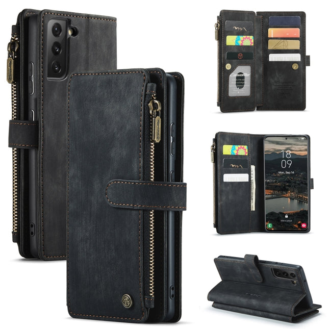 CaseMe C30 Multifunctional Phone Leather Case with Holder & Card Slot & Wallet, For Samsung Galaxy S22 5G, For Samsung Galaxy S22+ 5G, For Samsung Galaxy S22 Ultra 5G