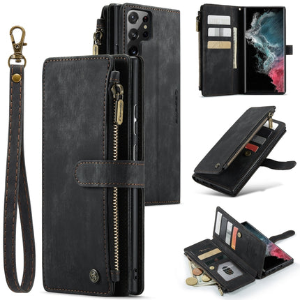 CaseMe C30 Multifunctional Phone Leather Case with Holder & Card Slot & Wallet, For Samsung Galaxy S22 5G, For Samsung Galaxy S22+ 5G, For Samsung Galaxy S22 Ultra 5G