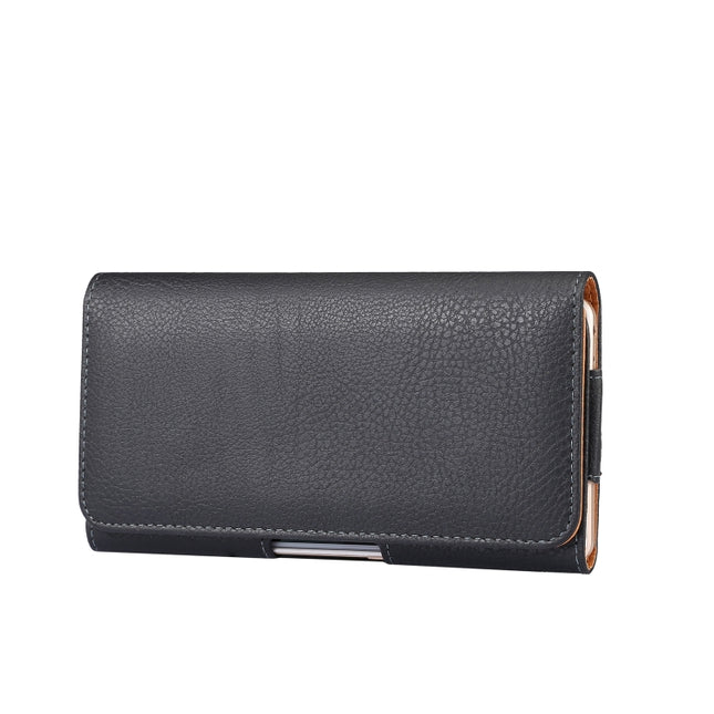 Litchi Texture Waist Hanging Phone Case, For 6.7-6.9 inch Phone