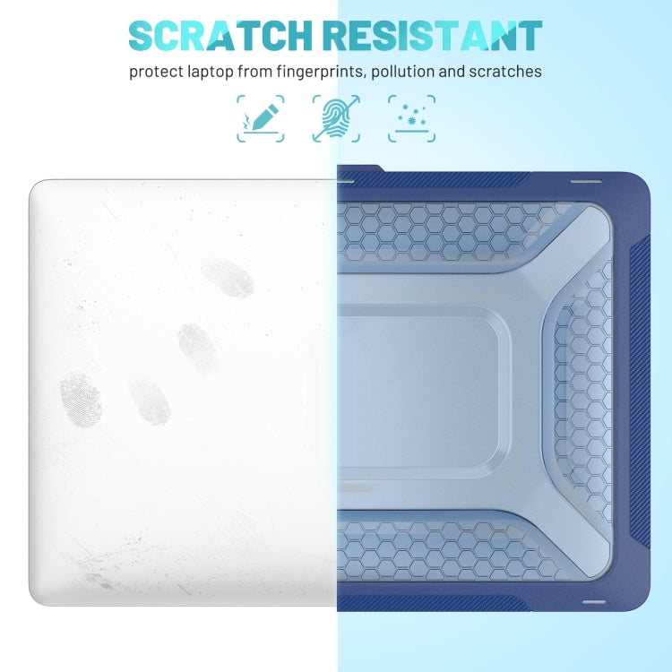 PC + TPU Honeycomb Laptop-Schutzhülle, für MacBook Pro 13,3 Zoll A2338 / A2289 / A2251 (2020), für MacBook Pro 16 Zoll A2141