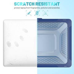 PC + TPU Honeycomb Laptop-Schutzhülle, für MacBook Pro 13,3 Zoll A2338 / A2289 / A2251 (2020), für MacBook Pro 16 Zoll A2141