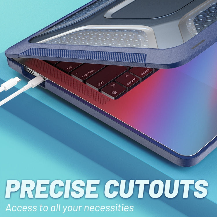 PC + TPU Honeycomb Laptop-Schutzhülle, für MacBook Pro 13,3 Zoll A2338 / A2289 / A2251 (2020), für MacBook Pro 16 Zoll A2141