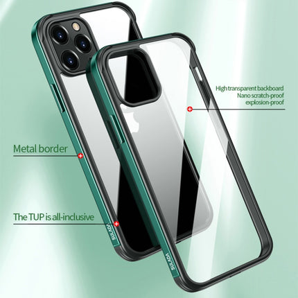 SULADA Metal Frame + Nano Glass + TPU Phone Case, For iPhone 13 Pro Max