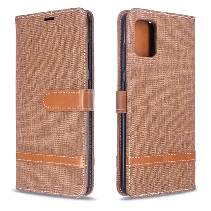 Color Matching Denim Texture Horizontal Flip PU Leather Case with Holder & Card Slots & Wallet & Lanyard, For Galaxy S20, For Galaxy A51