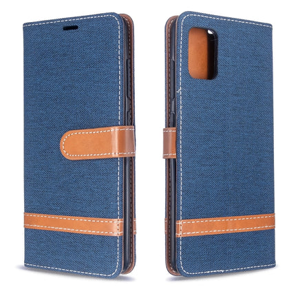 Color Matching Denim Texture Horizontal Flip PU Leather Case with Holder & Card Slots & Wallet & Lanyard, For Galaxy S20, For Galaxy A51