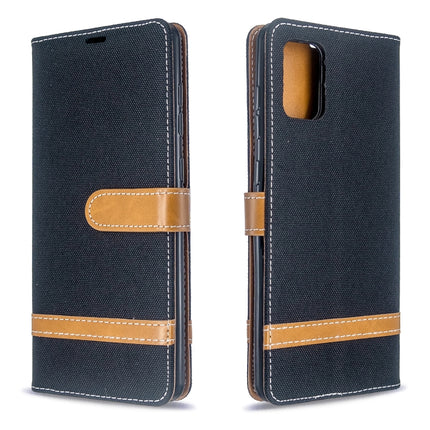 Color Matching Denim Texture Horizontal Flip PU Leather Case with Holder & Card Slots & Wallet & Lanyard, For Galaxy S20 Ultra, For Galaxy A71