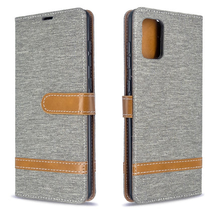 Color Matching Denim Texture Horizontal Flip PU Leather Case with Holder & Card Slots & Wallet & Lanyard, For Galaxy S20 Ultra, For Galaxy A71