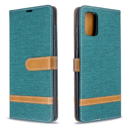 Color Matching Denim Texture Horizontal Flip PU Leather Case with Holder & Card Slots & Wallet & Lanyard, For Galaxy S20 Ultra, For Galaxy A71