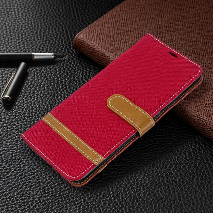 Color Matching Denim Texture Horizontal Flip PU Leather Case with Holder & Card Slots & Wallet & Lanyard, For Galaxy S20+