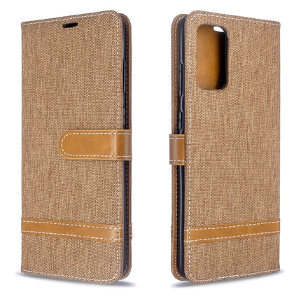 Color Matching Denim Texture Horizontal Flip PU Leather Case with Holder & Card Slots & Wallet & Lanyard, For Galaxy S20 Ultra, For Galaxy A71