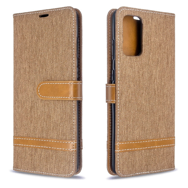 Color Matching Denim Texture Horizontal Flip PU Leather Case with Holder & Card Slots & Wallet & Lanyard, For Galaxy S20 Ultra, For Galaxy A71