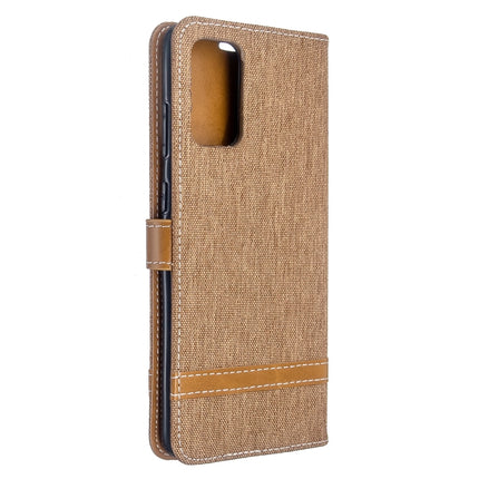Color Matching Denim Texture Horizontal Flip PU Leather Case with Holder & Card Slots & Wallet & Lanyard, For Galaxy S20 Ultra, For Galaxy A71