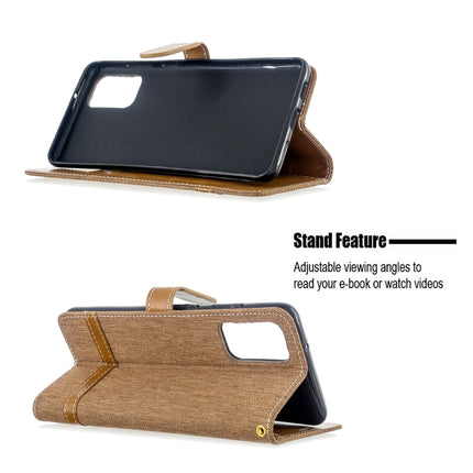 Color Matching Denim Texture Horizontal Flip PU Leather Case with Holder & Card Slots & Wallet & Lanyard, For Galaxy S20 Ultra, For Galaxy A71