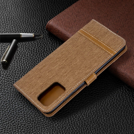 Color Matching Denim Texture Horizontal Flip PU Leather Case with Holder & Card Slots & Wallet & Lanyard, For Galaxy S20 Ultra, For Galaxy A71
